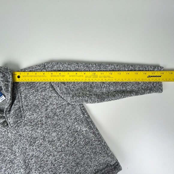 Old Navy Sweater Boys XS (5) Grey Shawl Collar Long Sleeve Fleece - Picture 7 of 10